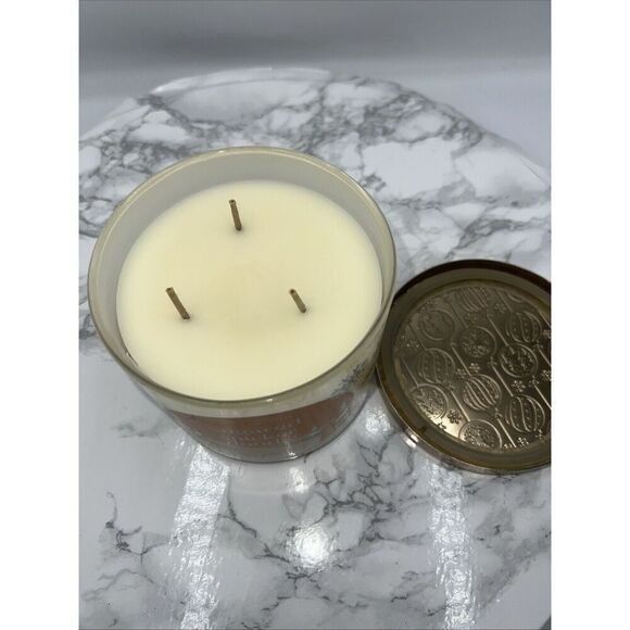 BATH BODY WORKS Sugared Snickerdoodle 3 Wick 45 Hour Candle-NEW! - Picture 3 of 4